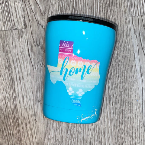 10 oz Low Ball Tumbler - Boho Texas "Home"