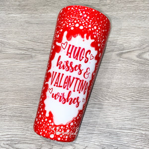 32 oz Slim Tumbler - Valentine’s Day Wishes