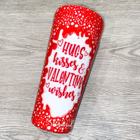 32 oz Slim Tumbler - Valentine’s Day Wishes